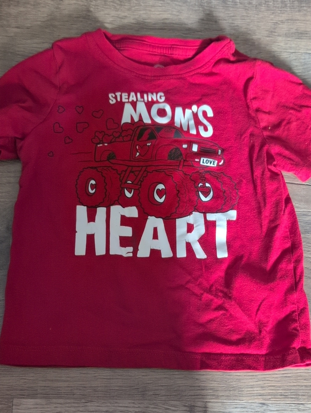 wonder nation Red Graphic Tee with Bold White Print